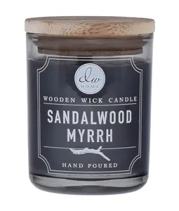 Sandalwood Myrrh | Wooden Wick Candle - Mini