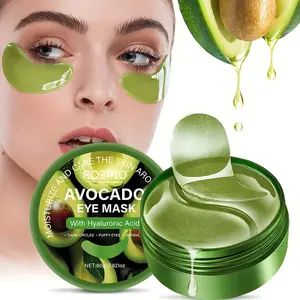 ROZINOAvocado & Hyaluronic Acid Eye Mask 80g, Targets Dark Circles & Puffiness, Multi-Use Eye Mask, Firming & Hydrating Cocoa Aloe Aloe Vera Nourishing Moisture Moisturizer Hydrate