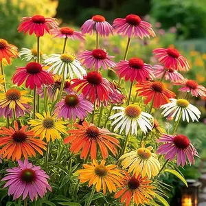 Coneflower Seeds, Hardy Perennials for Full Sun Gardens, Attract Pollinators, Offer Long-Lasting Color with Minimal Care