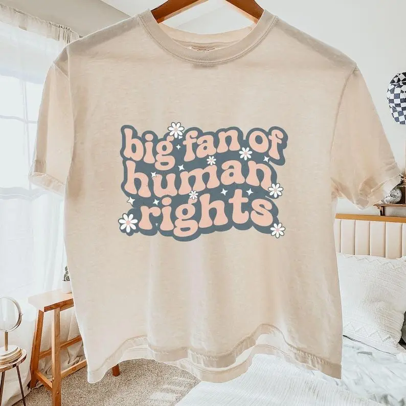 Big Fan Of Human Rightss crop top Shirt