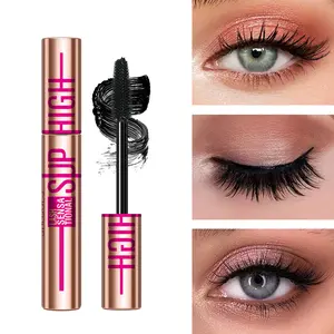 Plump 4D Waterproof Voluminous Curl Mascara, Long-Lasting Smudge-Proof Lash Balm, Quick-Dry Lengthening Eyelashes, Single Item, Makeup Mascara