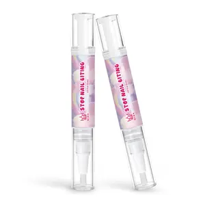 Qiek Stop Biting Pen for Kids - Prevention Nail Biting Thumb Sucking Deterrent Nail Polish Treatment Portable Fast Dry Long Lasting Non Toxic Natural Nail Care Pen for Children Teens Adults Biters Holiday Haul