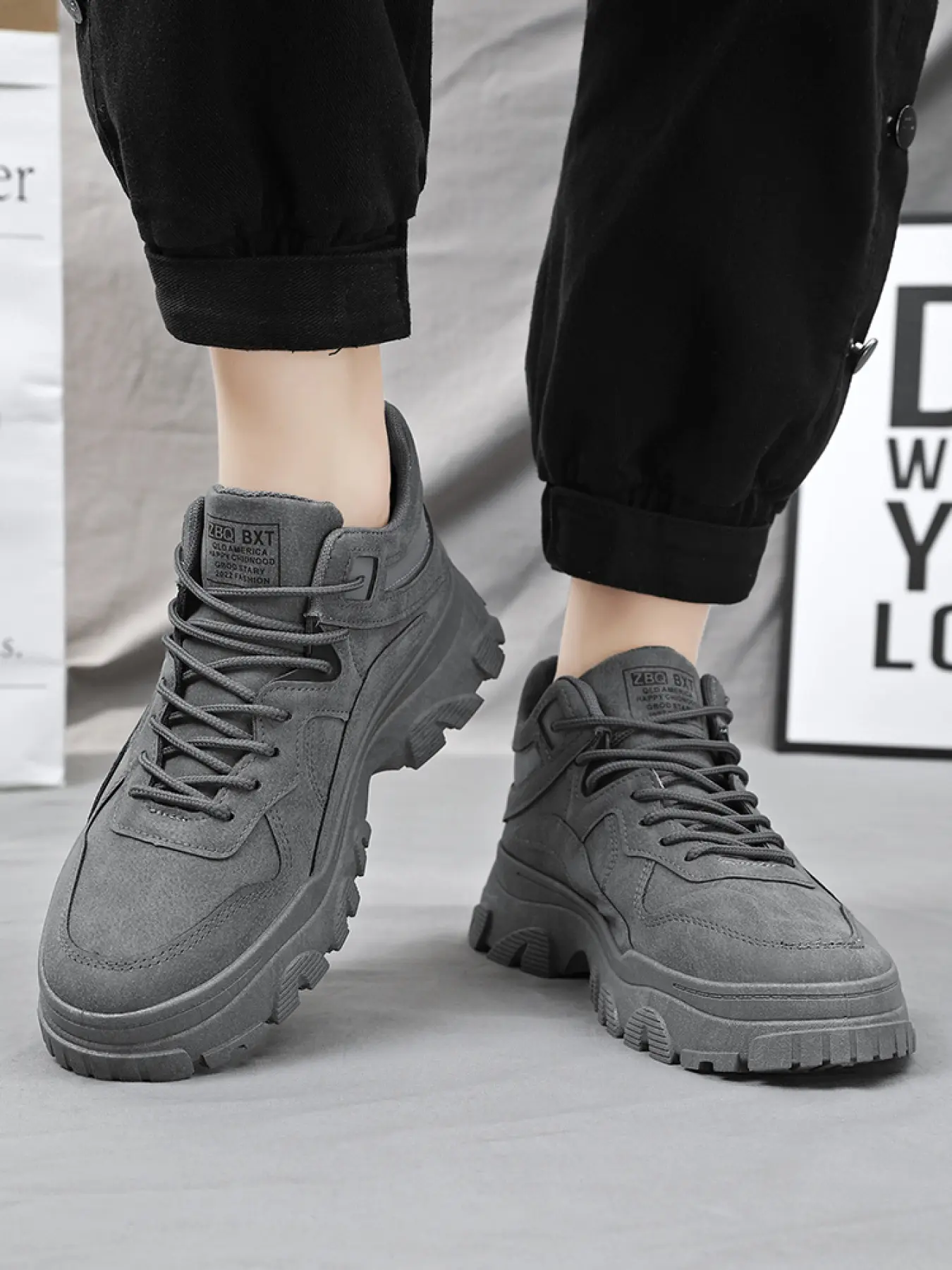 Men's Urban Safety Sneakers | Breathable Work Safety Footwear, Work Shoes, Work Style Shoes, Walking Shoes | Thick Sole Casual Design