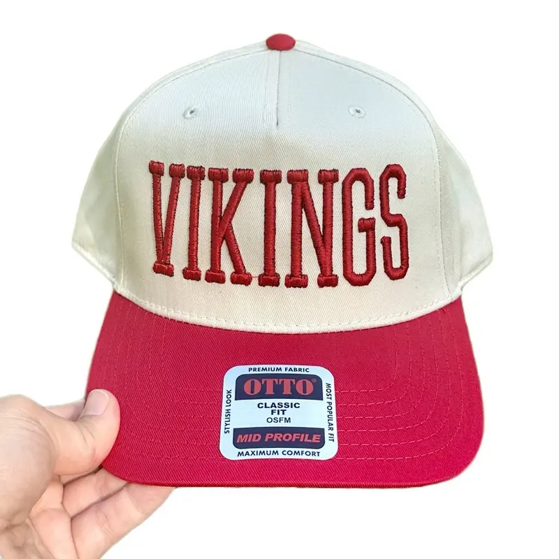 Custom Embroidered Hat, Baseball Team Hat, Otto Brand Embroidered Hat Personalization Handcrafted