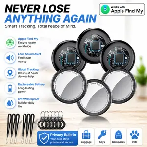 [Summervibes] Tukio 2026 GPS Tracker(iOS Only) for Car & Pets,Mini Trackers Device with Weatherproof Magnetic Case-No Monthly Fee-Best Hidden GPS Trackers,Global Coverage Location Tracker,Anti-lost Device,For Apple Find My (iOS Only) For iPhone outdoorfun