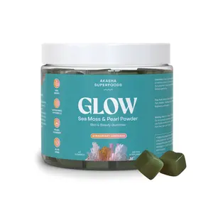 Sea Moss & Pearl Powder Glow Gummies - Supplement for Collagen & Skin - Edible