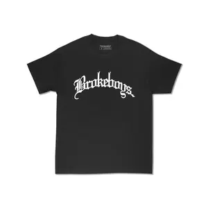 BROKEBOYS V3 TEE - Classic Cotton T-Shirt with White Text Design, Short Sleeve, Men's Top for Streetwear and Casual Wear