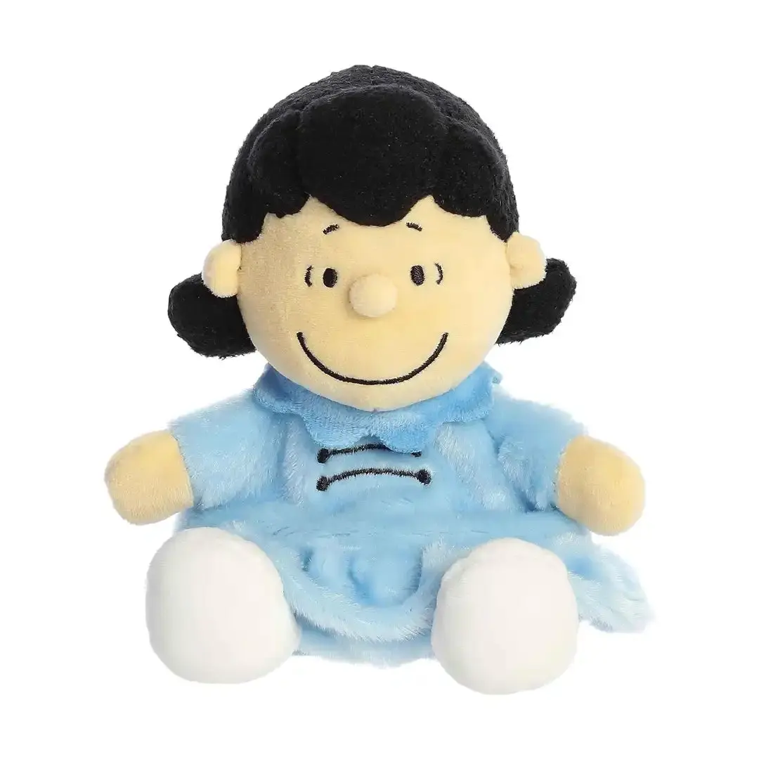 Aurora Palm Pals Peanuts 5" Lucy Character Plush Stuffed Toy - Soft Plush with Bean Pellets, Cute Cartoon Toy for Cuddling, Collecting, Display (Kids Targeted)