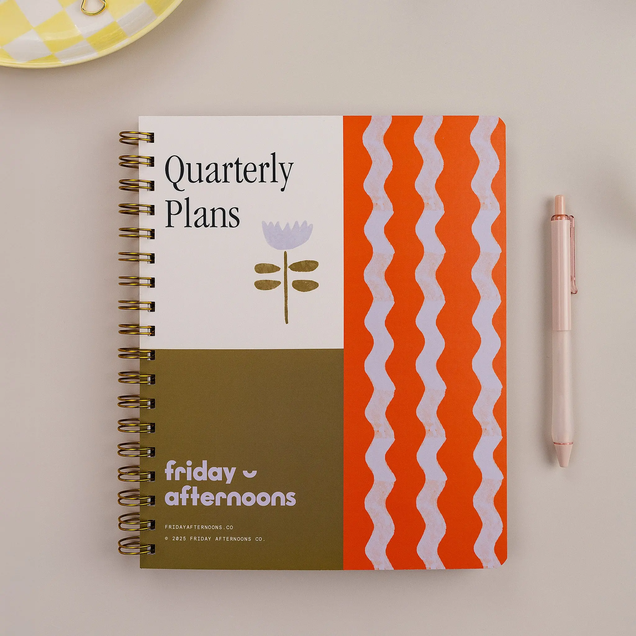 Tulip Wave 90-Day Planner – Quarterly Plans