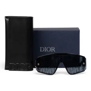 Pre-owned D26031798 Dior Sunglasses Black Smoke