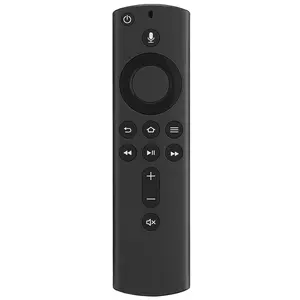 AAA Batteries Required Voice Remote Control, Universal Voice Remote Control, 2nd Gen Voice Replacement Remote Control Compatible with Second Generation Smart TV Cube for Fire TV Stick 4K (without Battery)