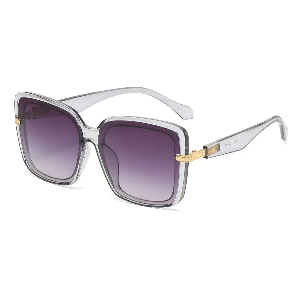 Clear Oversized Cat Eye High Quality ,See Through Frames, Sunglasses  UV400 Oversized Trendy