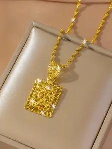 Tree pendant necklace, Daily wear necklace, hollowed out copper plated 24k gold women's jewelry, suitable for delicate gifts to girlfriends and friends, daily gifts, Valentine's Day gifts