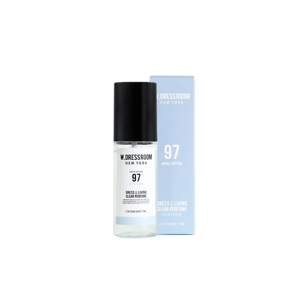 [W.Dressroom] Signature Collection April Cotton, Peach Blossom - Scent for Clothes, Fabrics, Rooms, Cars, Natural Odor Eliminator, Anti-bacterial perfume mist, Hypoallergenic