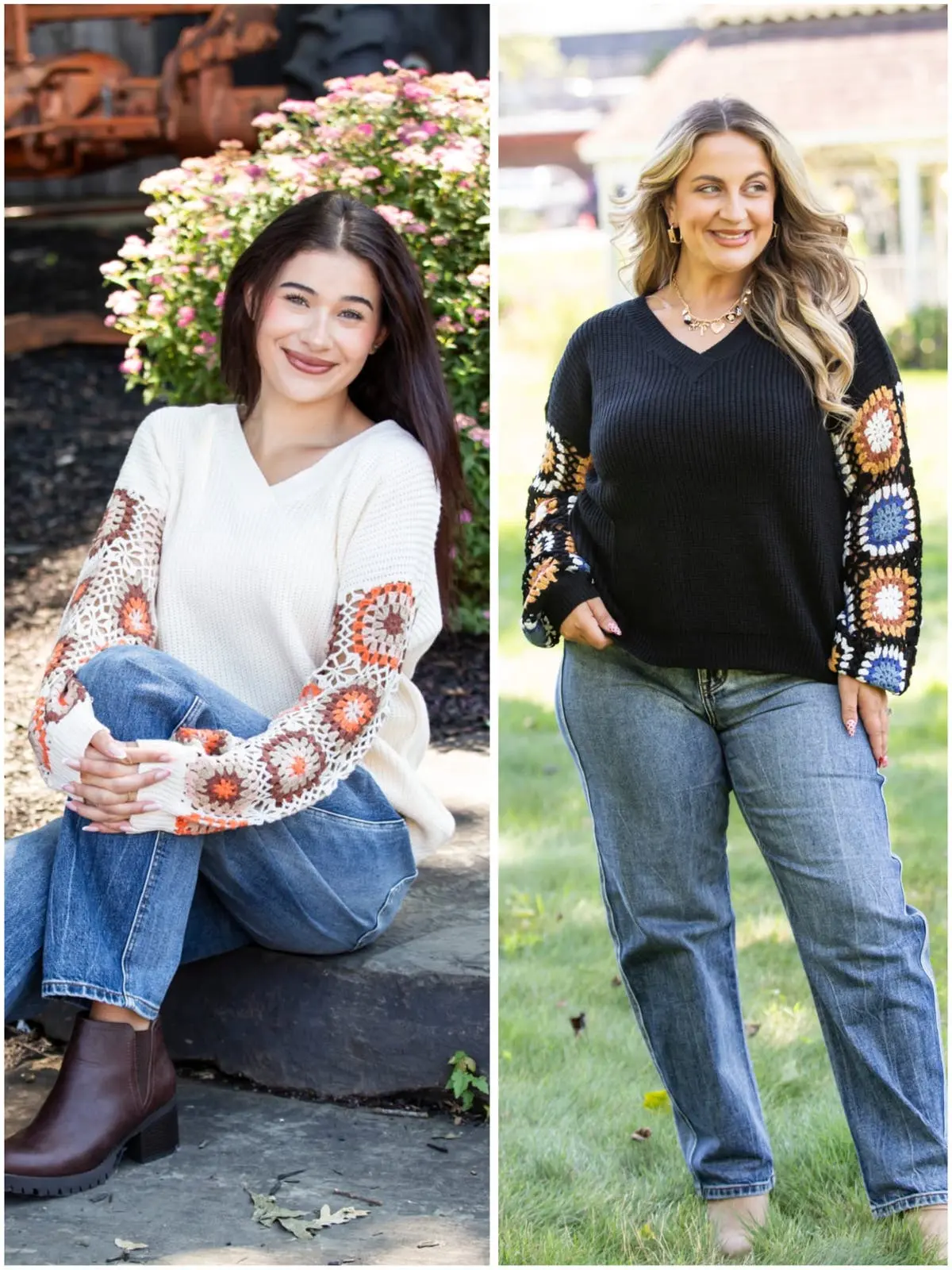 Crochet Patchwork Sweater