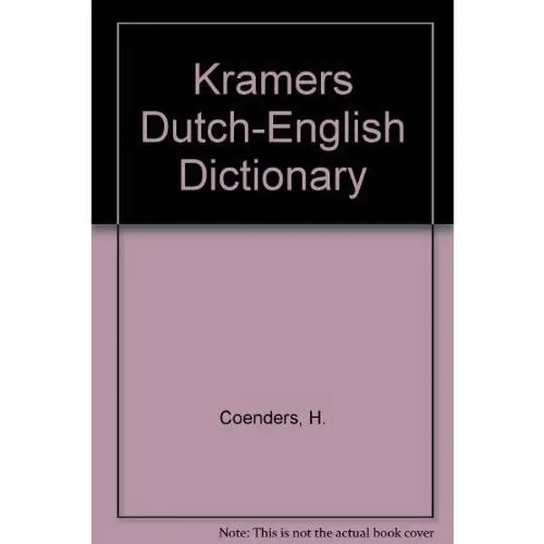USED-Kramers Dutch - English Dictionary by H. Coenders (Paperback)