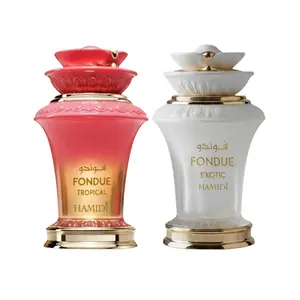 Fondue Tropical & Fondue Exotic Eau de Parfum Spray 100ml (3.4 oz) by Hamidi (Bundle)