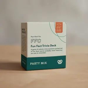The Party Mix Trivia Card Game - Hilarious Fun Fact Questions for All Ages