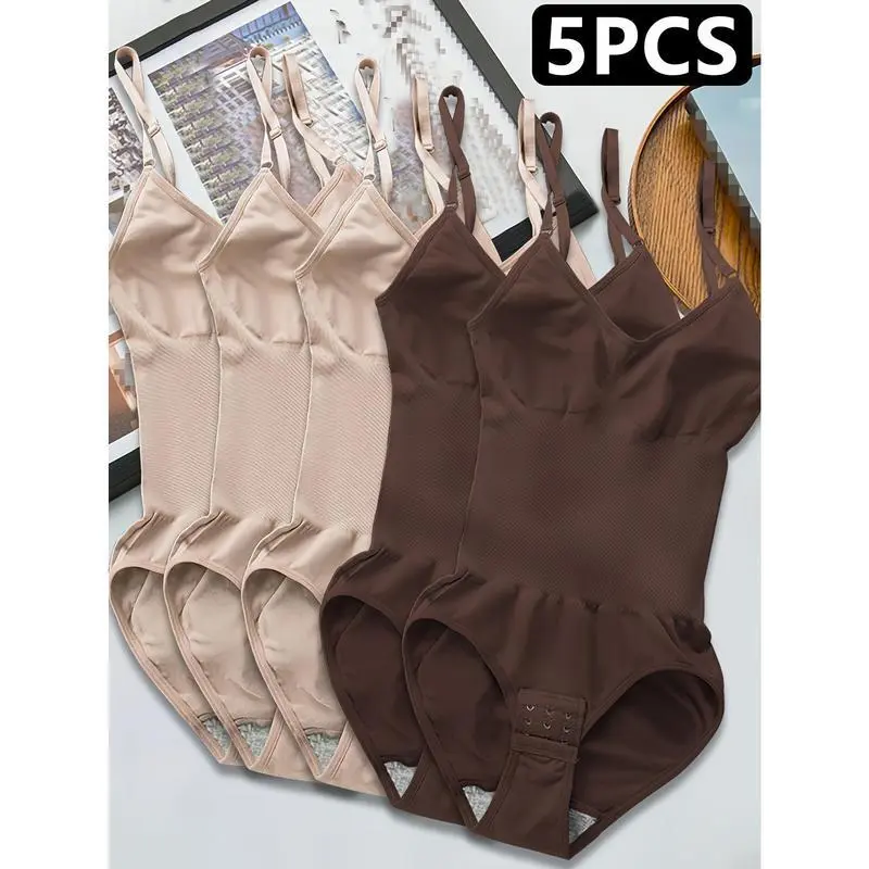 3pcs Beige + 2pcs Coffee