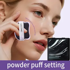 Portable Oil Blotting Sheets with Puff No Dirty Hands Long Lasting