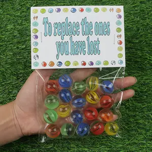 20pcs Colorful Glass Marbles, Assorted Any Colors, Ideal For Fish Tank, Home Decor, Vibrant Glass Marbles, Thick Marble Decorative Gift Retro Game, Checkers Board Game, Vases, Party Deco