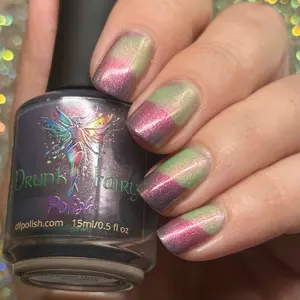 Poisonberry Thermal Nail Polish by Drunk Fairy Polish | A Tri-Thermal Polish that Shifts at Different Temperatures