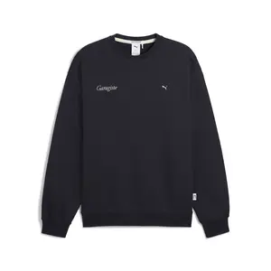 PUMA Mens Made With Quality Graphic Crew Neck Sweatshirt Casual - Blue