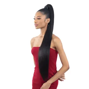 Milky Way Organique Pony Pro Easy Wrap Around Ponytail Yaky Straight 36 "