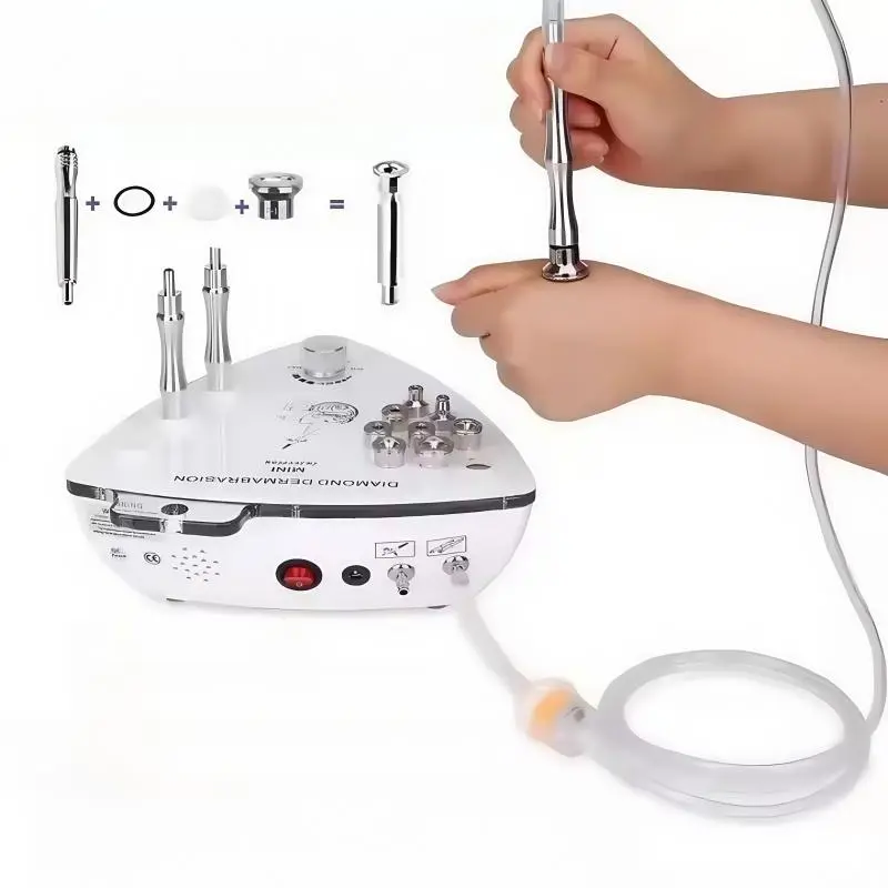 Portable Microdermabrasion Machine, Multifunctional Facial Beauty Instrument for Face Skin Care, Professional Facial Care Tool for Women