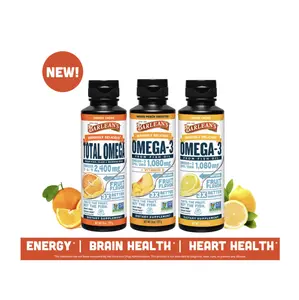 Barlean's Seriously Delicious Omega 3, 8 oz 3 Pack Bundle