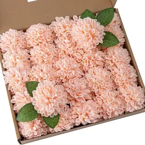 Pe Foam Hydrangea Flower Bouquet, DIY Wedding Handheld Decorative Floral Arrangement, Artificial Rose Fake Flowers with Stems, Realistic Decorations