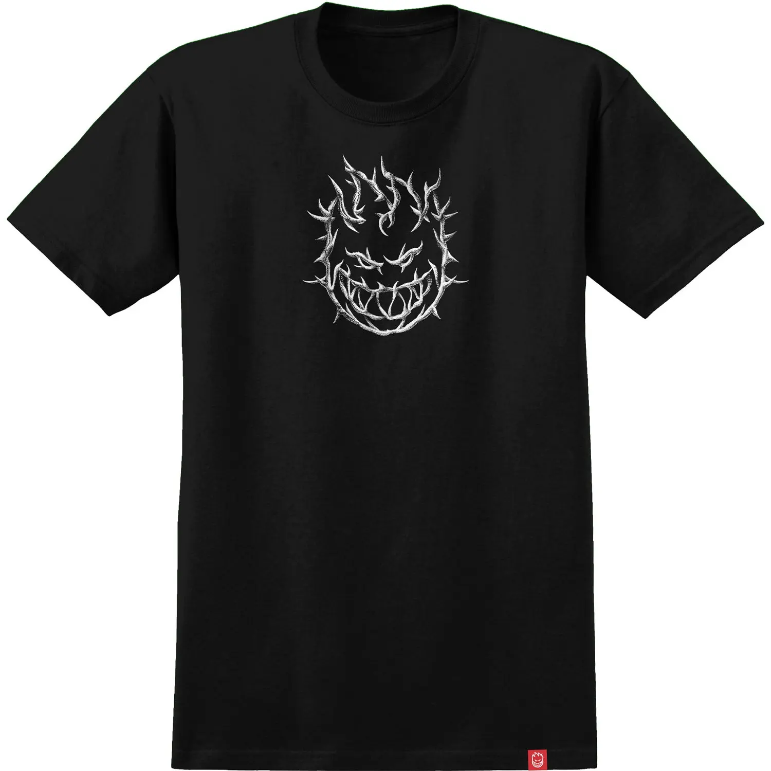 Spitfire Wheels Shirt Bighead Thorn Black Tonal
