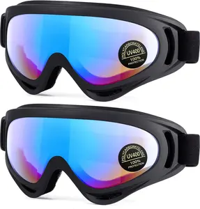 2-Pack Snow Ski Goggles, Snowboard Goggles for Men, Women, Youth, , Boys or Girls