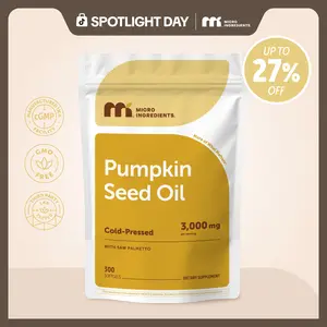 Micro Ingredients Pumpkin Seed Oil with Saw Palmetto Softgels