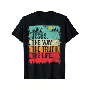 [Men's Christian Worship T-Shirt] Tao Truth Life Men's Christian Worship T-Shirt