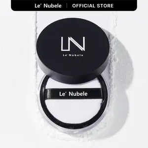 [Le Nubele] AZULENE FACE COVER FIXING POWDER | Translucent Setting Powder | Pore-Blurring + Matte Finish | Hybrid Skincare-infused Makeup | Korean Makeup | 0.35 fl. oz
