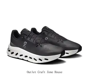 Black Mesh Upper Athletic Sneakers - Lightweight Non-Slip Sole, Cloud-Like Cushioning for All-Day Wear, Casual Running Shoes for Men & Women