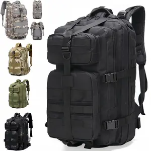 Military Camouflage Backpack, 1 Count Large Capacity Hiking Backpack, Multi-functional Backpack for Outdoor Mountaineering, Tactical Backpack, Multi Purpose Rucksack