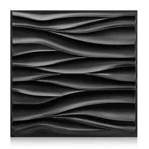 FLOLEOPA 3D Wall Panel, Geometric Design, PVC Waterproof and Fireproof, Suitable for Living Room, Lobby, Bedroom, Hotel, Office, Game Room, TV Backdrop Decoration, 11.8 inches x 11.8 inches, (Includes a roll of installation tape).