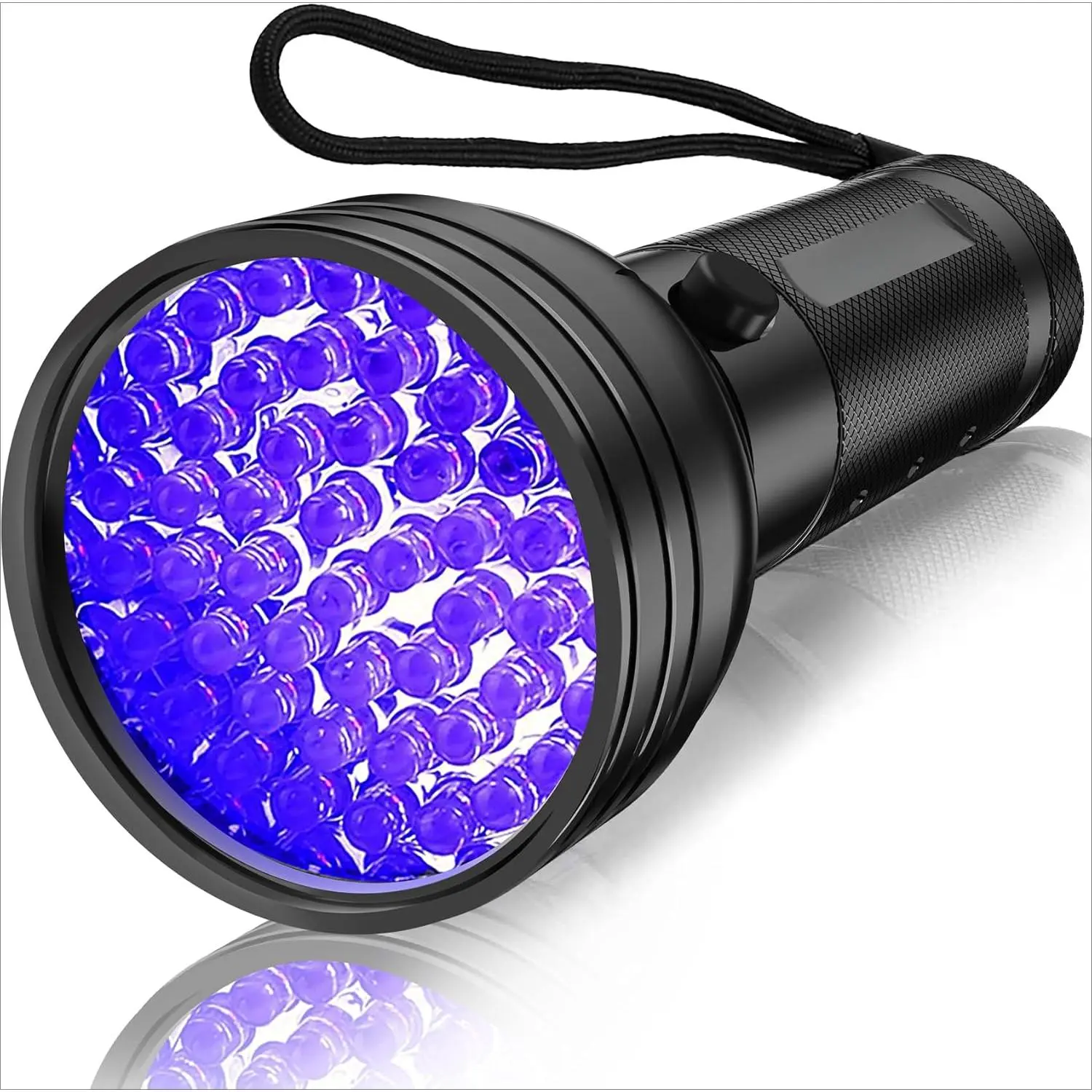 UV Black Light Flashlight Urine Detector - 51 High-Powered LEDs, 4.5V Alkaline, Aluminum Alloy, 4-6hr Battery Life, Detects Bed Bugs, Spot Hidden Stains, Durable & Portable, Easy to Operate, Party & Halloween Celebration Tool (Pet Supplies)