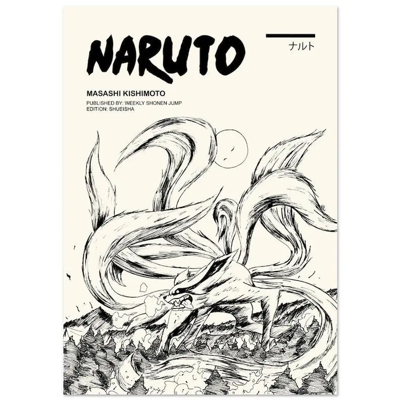 Anime/Manga Poster - Kurama wall art poster, Griffith Ornaments Decoration Artistic Room (No Framed)