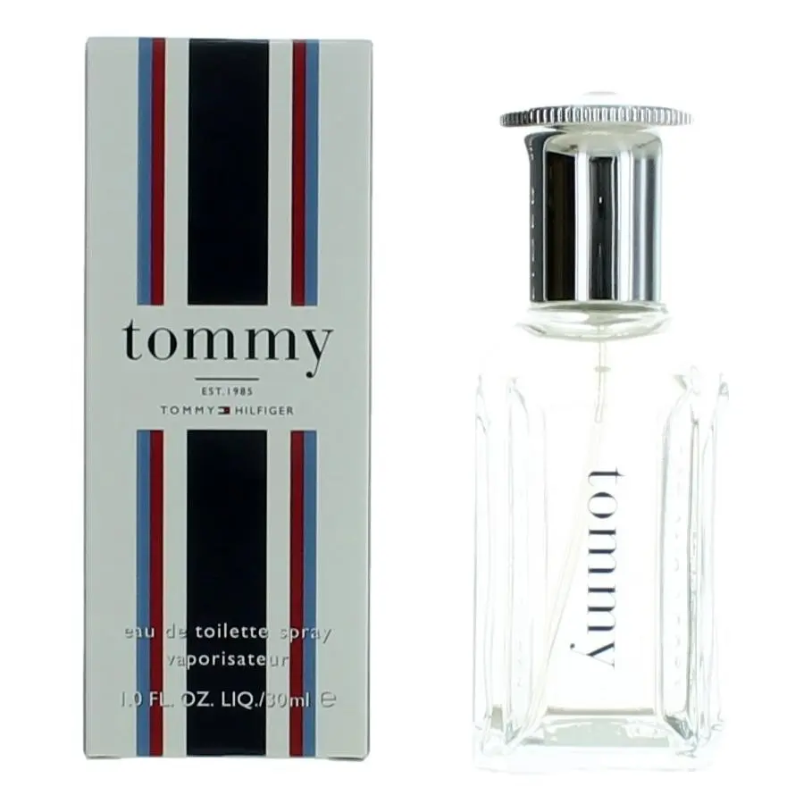 Tommy by Tommy Hilfiger Men's Fresh Fruity-Spearmint-Amber-Citrus-Lavender-Spicy 1 oz EDT Spray Bottle, Masculine Edt, Spicy Perfumes, 1Oz
