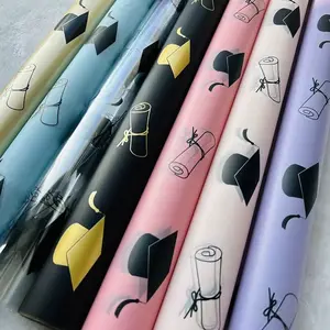 Graduation Print Bouquet/Flower Wrapping Papers