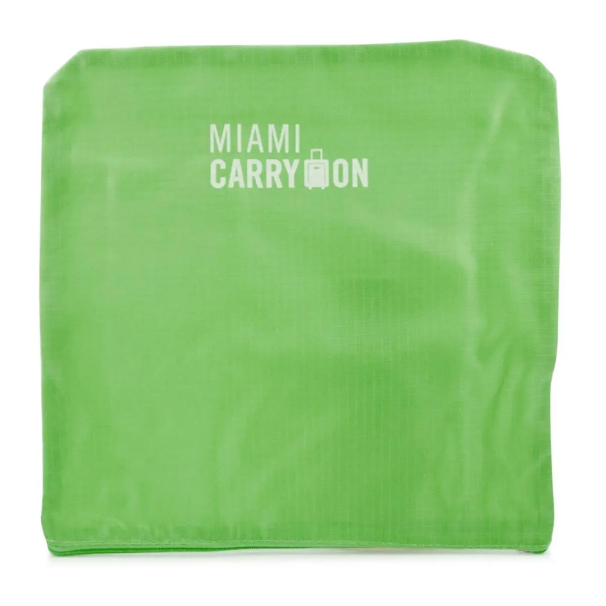 Miami CarryOn Polyester 210D Travel Luggage Organizer Kit (Green) - 0.8 lbs, 12"H x 5"W x 15"L, Foldable Mesh Pockets, Multi-Compartment, Wrinkle-Free, Machine Washable, High-Capacity Space Saver, Unisex Adults, Eco-Friendly Packaging, for Frequent Flyers