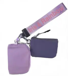 The Iris Pouch Wristlet (#8049-2) Trendy Minimalist Purse - By Iris & Rainbow