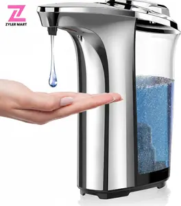 Automatic Soap Dispenser 17oz/500ml with Infrared Sensor, 5 Adjustable Soap Levels, Touchless Dish Soap Dispenser for Bathroom Kitchen Container Hand
