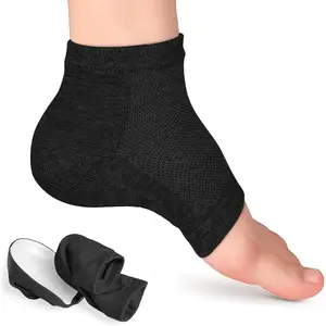 Height Max Socks, Height Max Insoles 3 Inches, Invisible Shoe Lift Heel Pads, Half Height Increase Insoles, Height Increase Socks for Women Men (3.5Cm, Black) NUOKOU