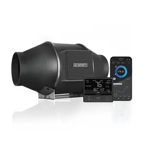 CLOUDLINE T4, Quiet Inline Fan 4" with Temperature Humidity VPD Controller