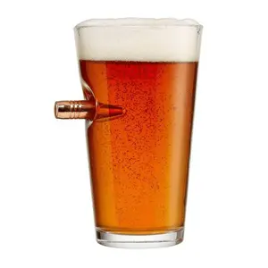 Pint Glass with Bullet by BenShot