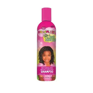 African Pride Dream Kids Olive Miracle Detangling Moisturizing Shampoo 12 oz - Gently Cleanses Scalp & Restores Shine for Soft Hair Care - Moisturize